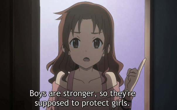 What? I know plenty of women who could beat me up.