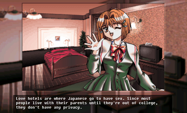 I had no idea why they were going into that hotel, thank you!