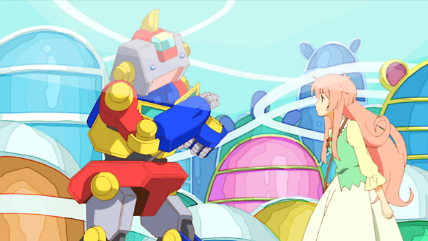 "Anyway, that's a lovely super robot."