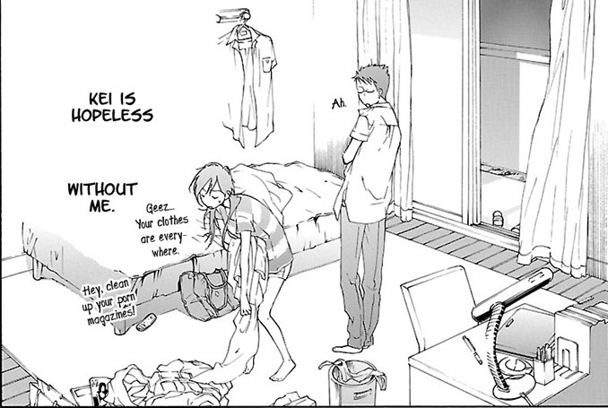 Childhood friend who cleans up after the boy she likes? DIDN'T SEE THAT COMING