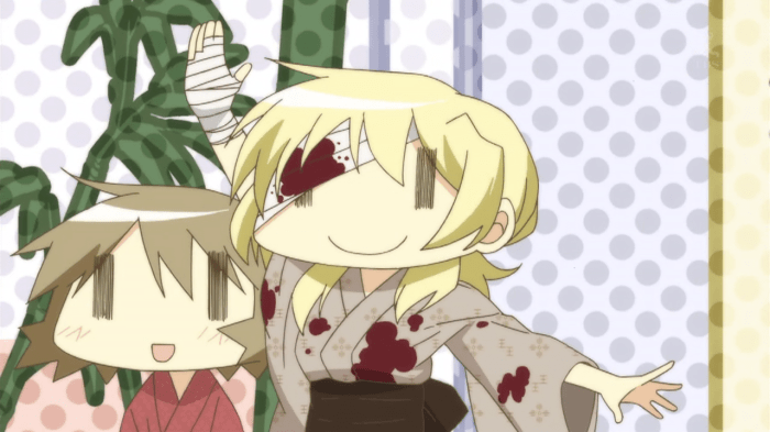 Yuno looks positively stoned.