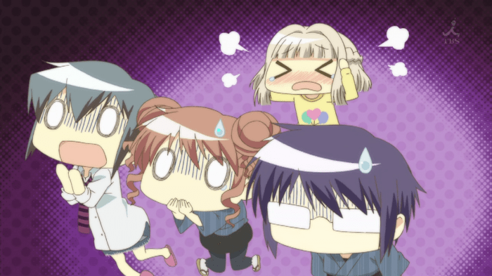 Aww, poor girl. She already freaks out before they've even properly entered the haunted house.