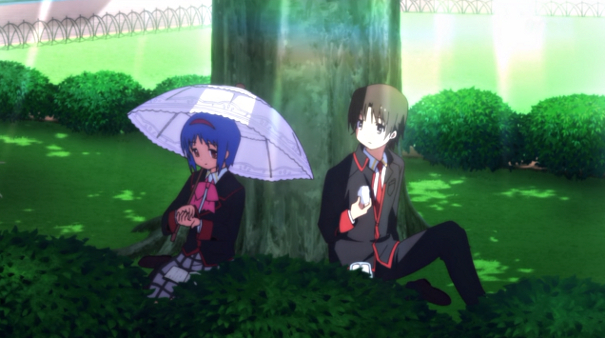 Mio manages to make looking serene and uncomfortable at the same time into an art form. 