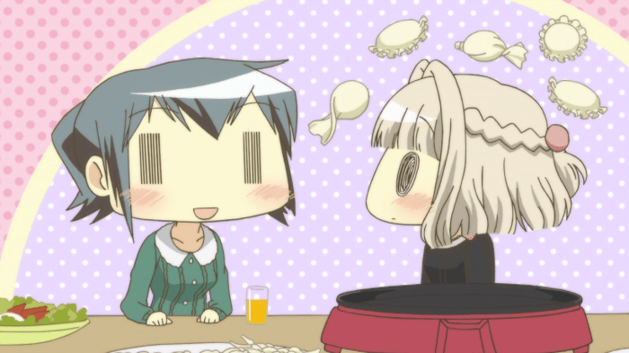 Nazuna is the only person in the universe to get confused about ravioli. Also, Nori is kind of a bitch.