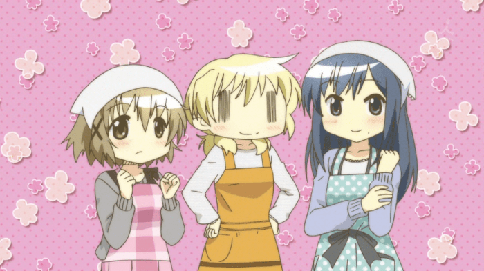 I expected Yoshinoya to dress them all up in full-on maid costumes, really.