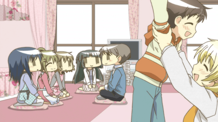 I'm not sure if leaving your child in Miyako's care is such a good idea...