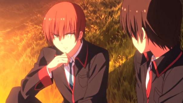 I am starting to wonder if Kyousuke's character is meant to be a metaphor for god.