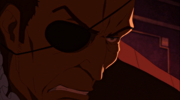 Because we would be lost without an eye-patched villain. 