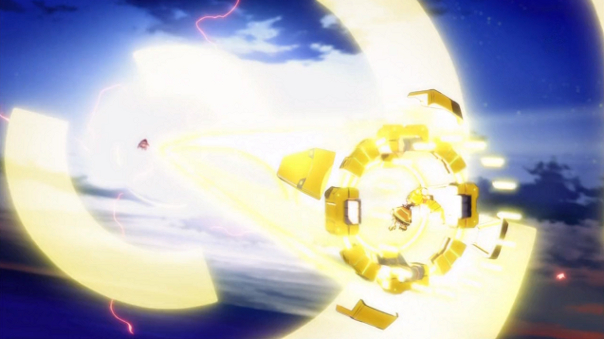 Even Nanoha would be jealous of how quickly Himawari fired off this attack.