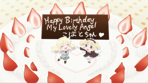 Complete with the Birthday song in English too