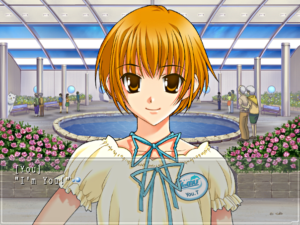 No I'm me and you're...