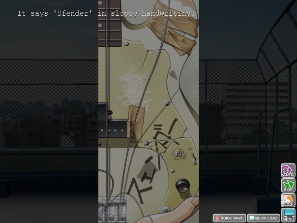 Nothing says "I pulled this out of the garbage", like a beat up bass with Fender spelled out on it wrongly and in Japanese.