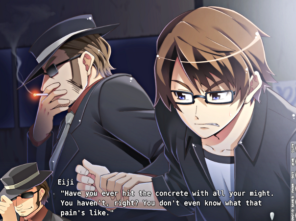 Eiji might act like an uncultured jerk, but hes not all bad.