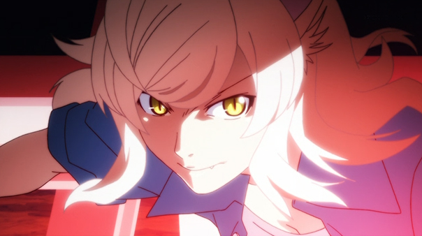 Black Hanekawa always looks cool in her close ups