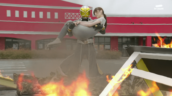 Haruto saves the girl from death and Earth Style from eternal oblivion.
