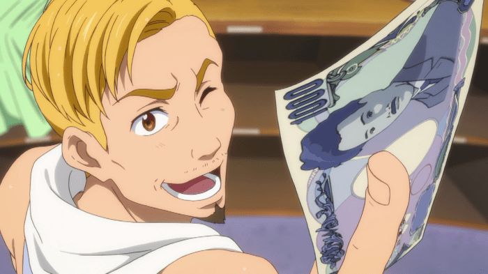 "Go buy yourselves some actual clothes, boys!"