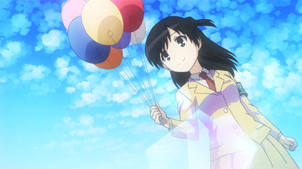 The world is full of sweet schoolgirls carrying balloons