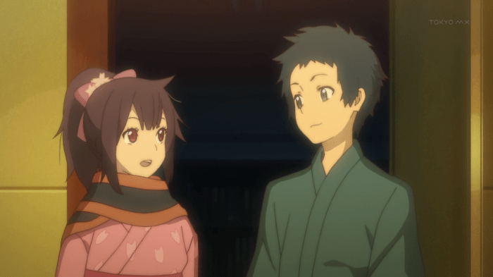 Can't go out without an obligatory yukata scene.