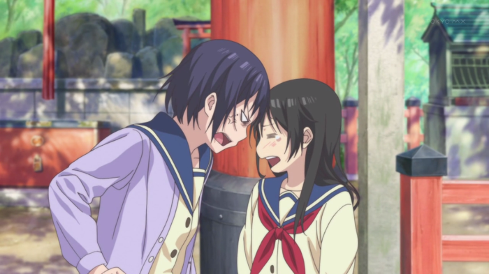 After the "get a hold of yourself" slap, now also the "get a hold of yourself" headbutt.