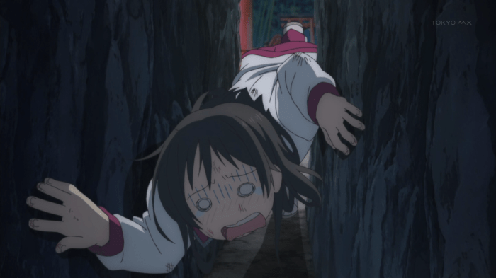 Stuck between a rock and a hard place. Stuck between a rock and a hard place.