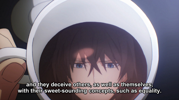 Nothing says introspection like staring at your own reflection in a cup of coffee.