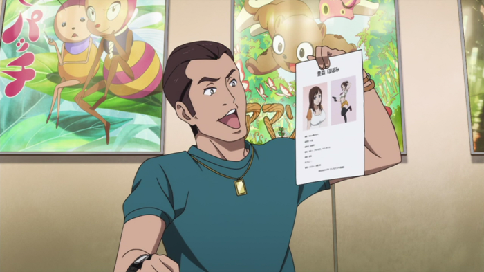 Shirobako - Look how happy he is. Is he not the cutest thing in this show?